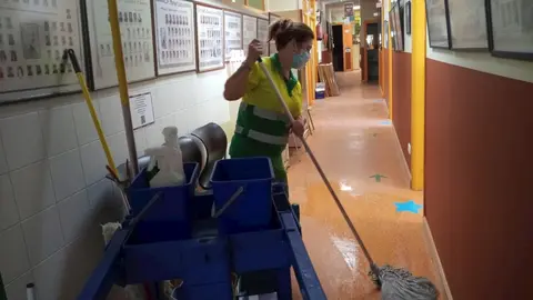 Limpieza en centros educativos