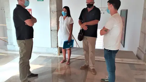 Reuni&oacute;n entre el diputado Diego Mara&ntilde;&oacute;n (Cs) y los representantes de ANPE