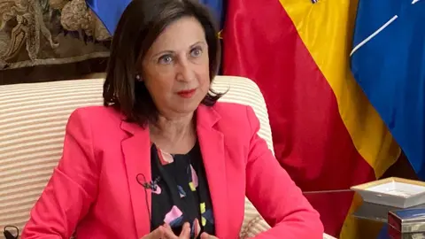 La ministra de Defensa, Margarita Robles, en entrevista con Europa Press