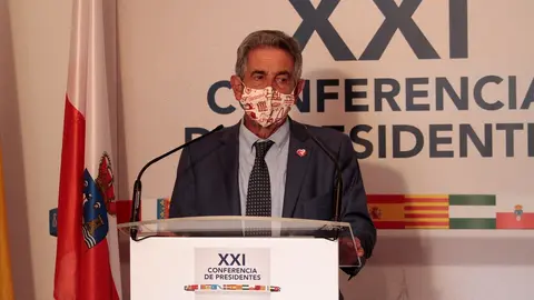 El presidente de Cantabria, Miguel &Aacute;ngel Revilla, en la anterior Conferencia de Presidentes