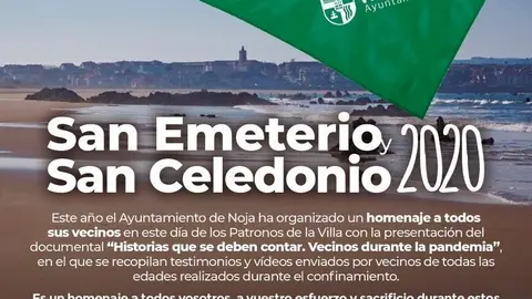 Cartel homenaje a vecinos
