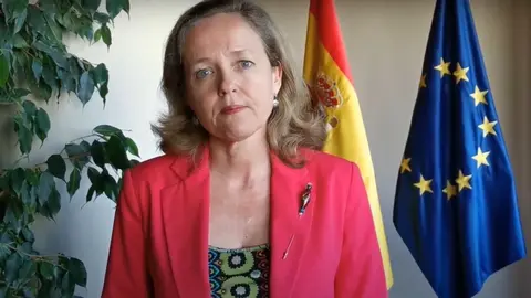 La vicepresidenta tercera y ministra de Asuntos Econ&oacute;micos y Transformaci&oacute;n Digital, Nadia Calvi&ntilde;o.