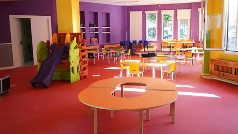 Interior de una de las escuelas infantiles municipales.