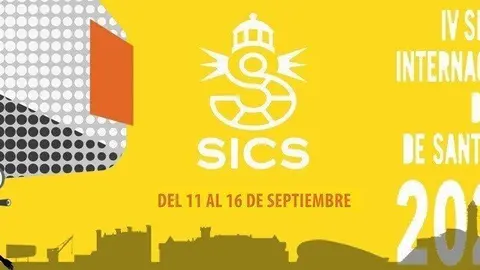 Cartel de la cuarta edici&oacute;n de la Semana Internacional de Cine de Santander