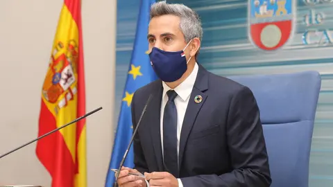 El vicepresidente del Gobierno de Cantabria, Pablo Zuloaga