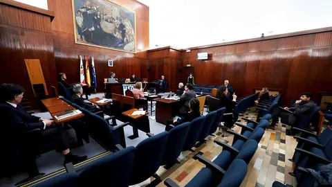 Pleno del Ayuntamiento de Santander. Archivo
