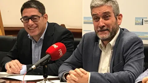 Felipe P&eacute;rez Manso con el portavoz municipal de Cs Javier Ceruti
