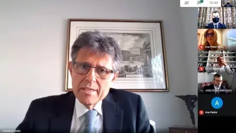 Humberto Arn&eacute;s, director general de Farmaindustria, durante su intervenci&oacute;n en la jornada