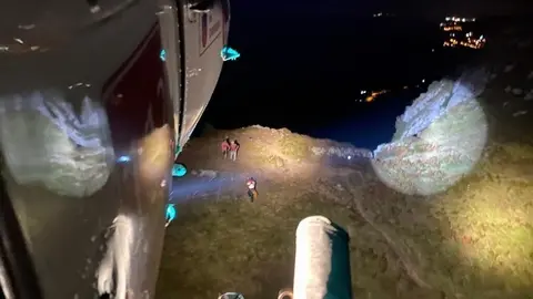 Evacuada en helic&oacute;ptero una joven de Madrid de la ruta de los Ojos del Diablo