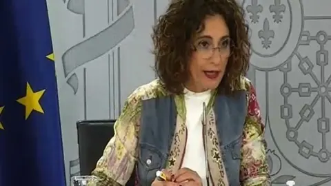 Rueda de prensa de la portavoz del Gobierno, Mar&iacute;a Jes&uacute;s Montero, tras el Consejo de Ministros