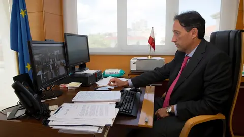 El consejero de Obras P&uacute;blicas, Jos&eacute;Luis Gochicoa. Archivo