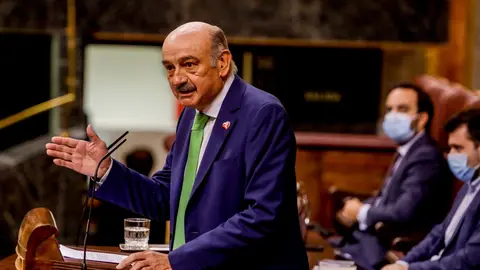 El diputado nacional del Partido Regionalista de Cantabria, Jos&eacute; Mar&iacute;a Maz&oacute;n, en el Congreso. Archivo