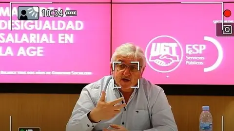 El secretario de la AGE en FSP-UGT, Carlos &Aacute;lvarez.