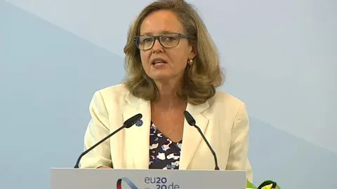 La vicepresidenta Nadia Calvi&ntilde;o.