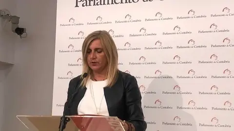 La secretaria de Organizaci&oacute;n del PSOE de Cantabria y portavoz del grupo socialista en el Parlamento regional, Noelia Cobo