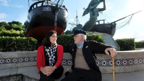 Vital Alsar con la alcaldesa de Santander, Gema Igual. Archivo