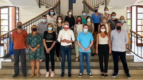 El vicepresidente regional, Pablo Zloaga, en la inauguraci&oacute;n del programa en Ramales de la Victoria