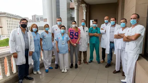 Equipo de trasplantes del Hosputal Valdecilla de Santander