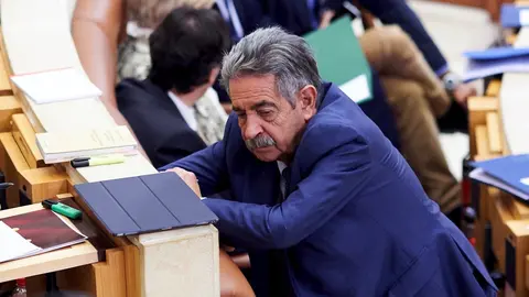 El presidente de Cantabria y secretario general del PRC, Miguel Angel Revilla