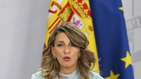 La ministra de Trabajo y Econom&iacute;a Social, Yolanda D&iacute;az