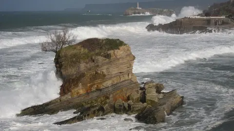 Temporal en Santander. Archivo   