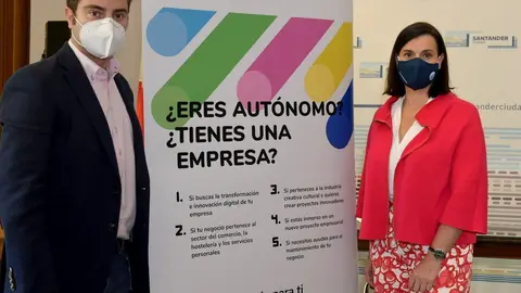 Portilla e Igual presentan ayudas a comercios y empresas de la ciudad