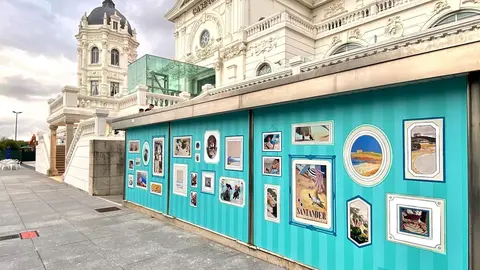 Intervenci&oacute;n gr&aacute;fica en el Casino de Santander