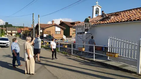 Reparaci&oacute;n del tejado de la ermita