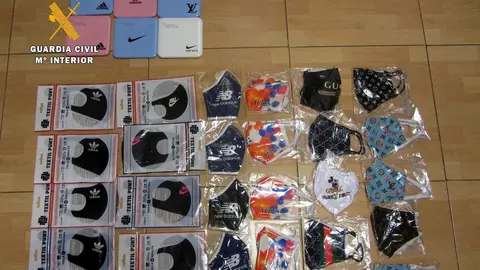 Mascarillas falsificadas