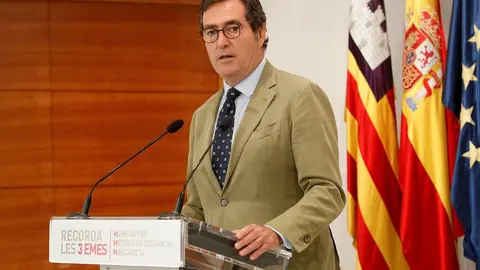 El presidente de la CEOE, Antonio Garamendi