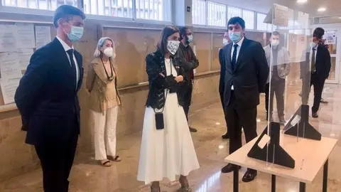 Visita de la consejera de Presidencia, Paula Fern&aacute;ndez, a las Salesas