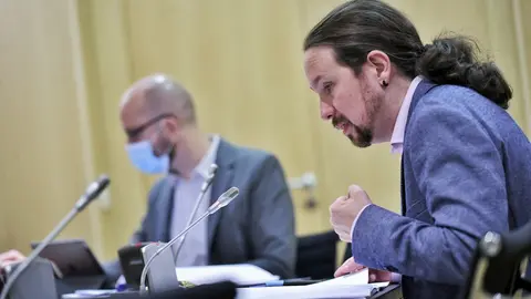 Pablo Iglesias e Ignacio &Aacute;lvarez presentan el Plan de Choque en Dependencia