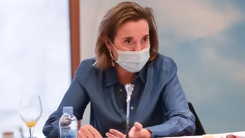 Cuca Gamarra, portavoz del PP en el Congreso, en Santander