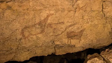 Cierva de la cueva de El Pendo