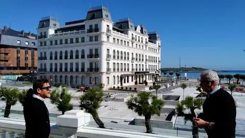 Fuentes Pila en la plaza de Italia