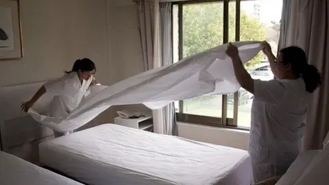 Imagen de archivo de camareras de piso.