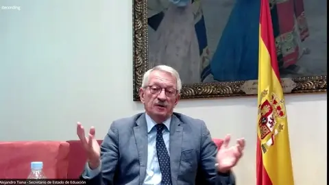 El secretario de Estado de Educaci&oacute;n, Alejandro Tiana, inaugura v&iacute;a online VIMETexpo (Virtual International Meeting of Education and Technology), congreso internacional de tecnolog&iacute;a educativa organizado por Siena Educaci&oacute;n y Fundaci&oacute;n Di&aacute;logos