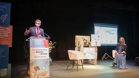 El vicepresidente Pablo Zuloaga en el acto de Orejo