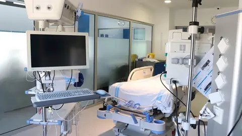Cama en la UCI de Can Misses