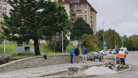 Rotonda de Astillero donde se ubicar&aacute; una trainera