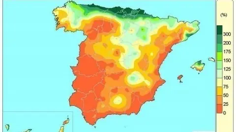 La falta de lluvias acumulada respecto a los valores normales en la primera quincena del a&ntilde;o hidrol&oacute;gico (2020-2021) es del 27 por ciento.