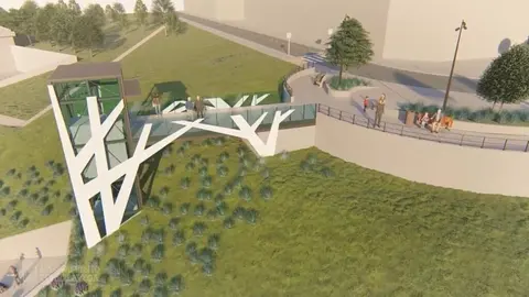 Proyecto del ascensor de Nueva Ciudad