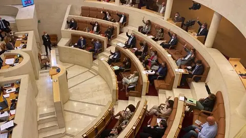 Pleno del Parlamento de Cantabria