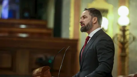El presidente de Vox, Santiago Abascal