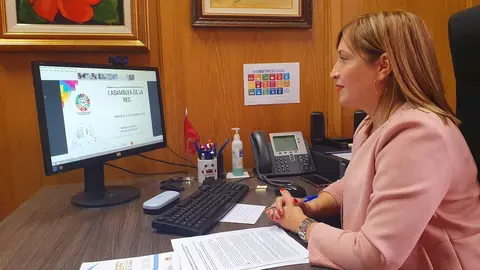 La diputada Amparo Torres.