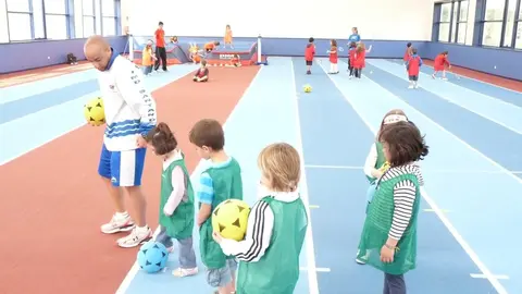 Escuela de f&uacute;tbol del IMD