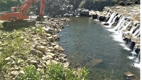 Inicio de las actuaciones con maquinaria