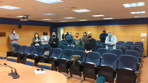 Encierro de los representantes sindicales en la Consejer&iacute;a de Educaci&oacute;n