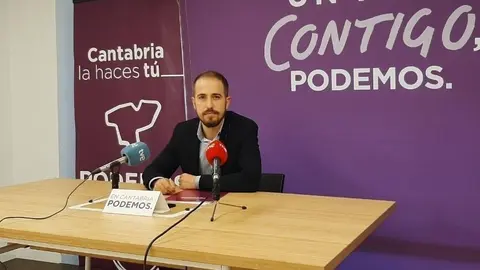 Luis del i&ntilde;al, cordinador de Podemos Cantabria