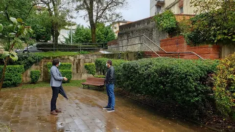Alcalde visita plaza que une Avenida de Espa&ntilde;a con Bernardo Lav&iacute;n